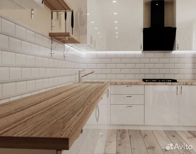 Кухня дерево артикул 75017