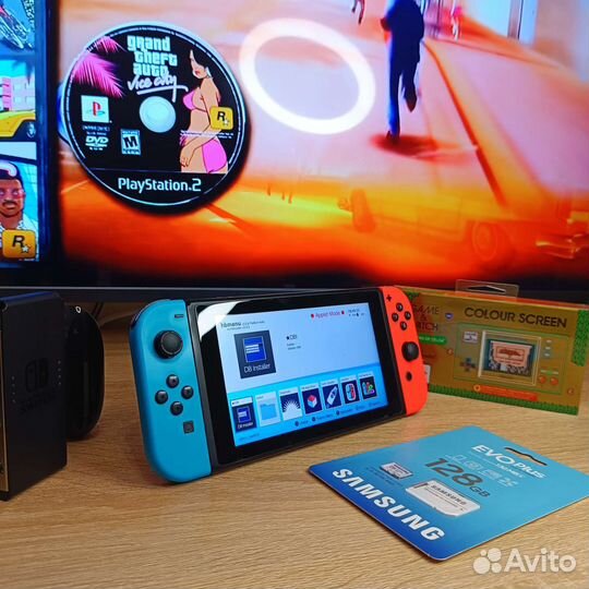 Nintendo Switch Прошитая + все бесплатные игры