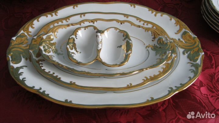 Фарфоровый сервиз на 6 персон, Рококо