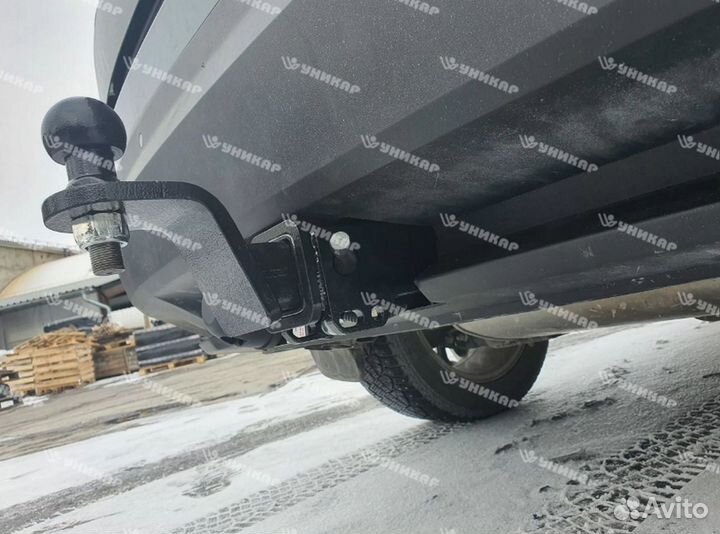 Фаркоп volkswagen tiguan, skoda kodiaq (шар Е)