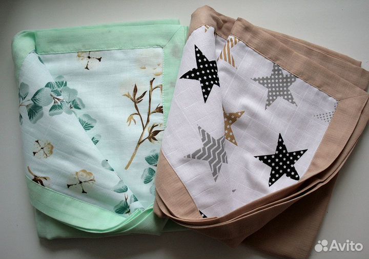 Плед из муслина 122х90 см