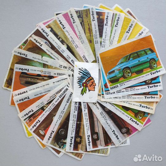 Вкладыши Turbo Турбо 3я серия (121-190)