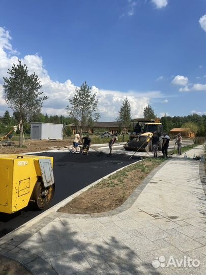 Укладка асфальт и благоустройства