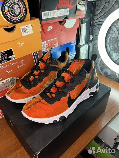Nike React Element 55 red оригинал найк реакты