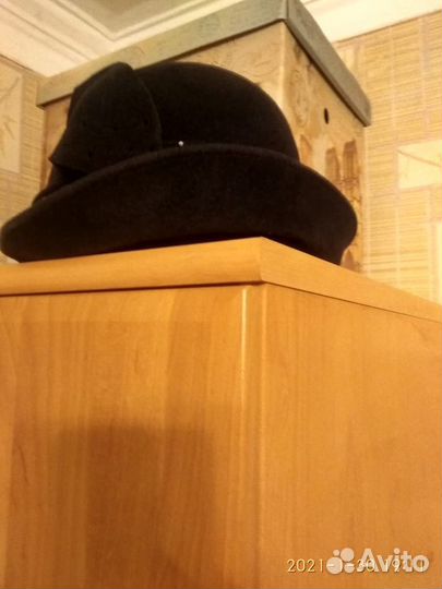 Шляпка натуральный фетр (кроличий пух)