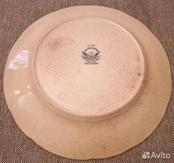 Тарелки, Англия- Сlementson bros