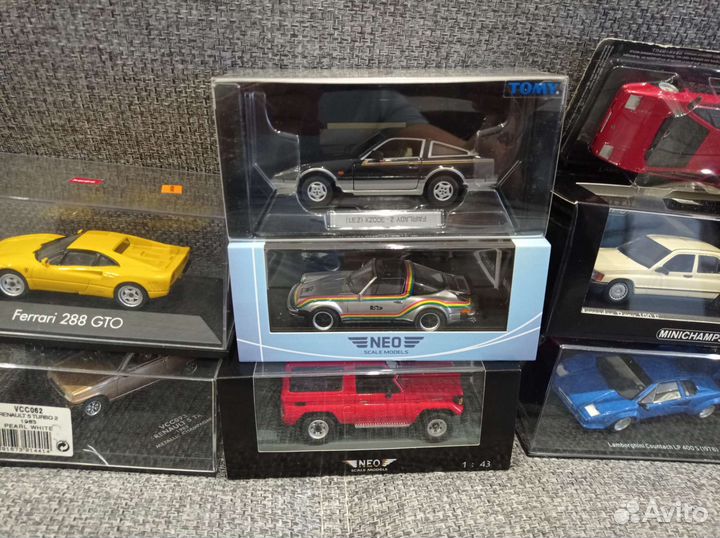 Модели автомобилей 1:43 + мотоциклы