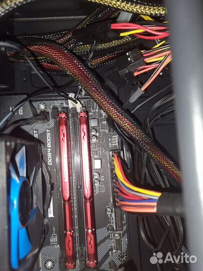Игровой комплект мать + проц + кулер