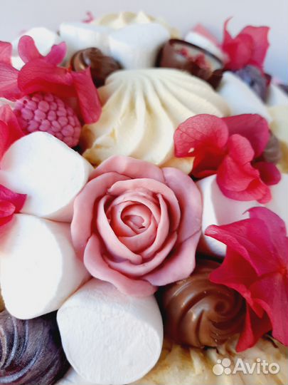 Съедобный букет зефирный букет букет девушке