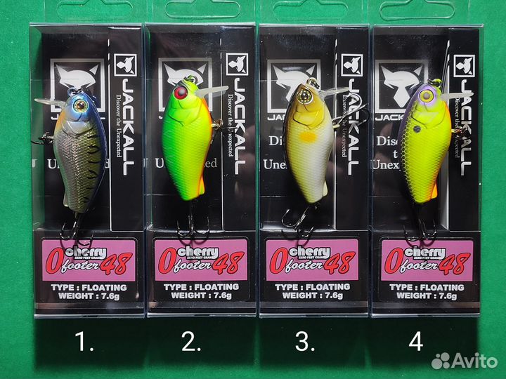 Воблеры Jackall Cherry 0 Footer 48 мм