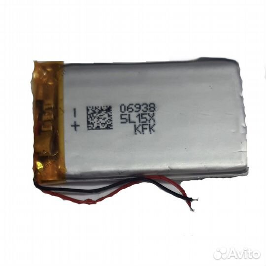 Универсальный аккумулятор 3.7 В, 2pin, 0.6x9x38 мм