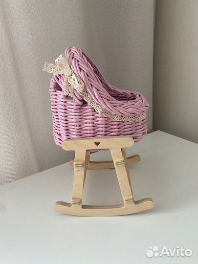 Плетеная люлька- качалка 15 см