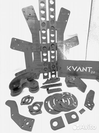 Элементы рамы квадроцикла kvant (икс)