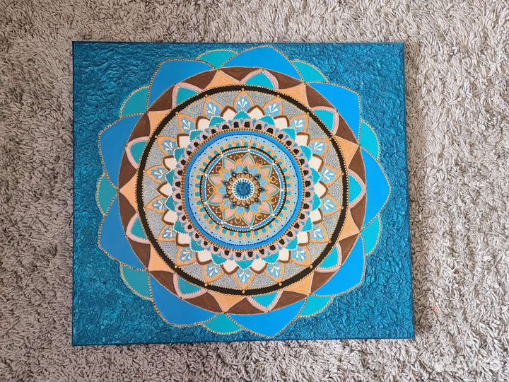 Мандала акрилом