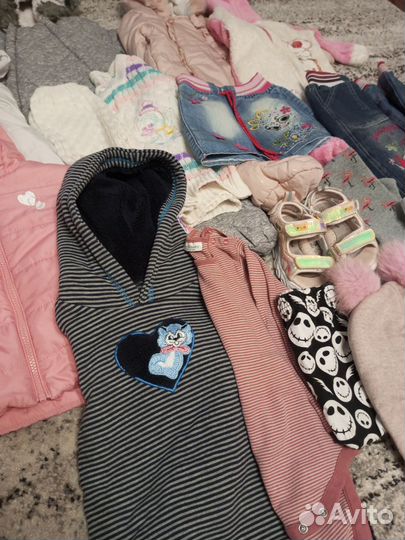 Большой пакет детской одежды(бронь)