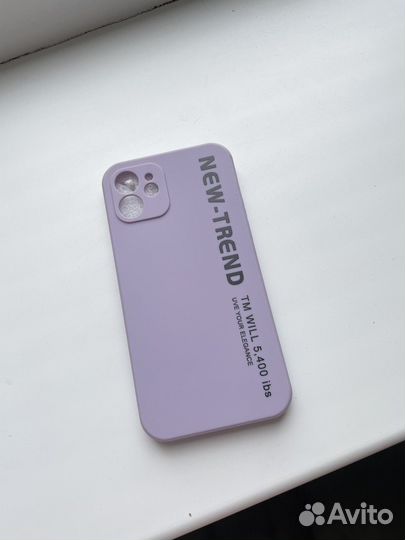 Силиконовый чехол на iPhone 12, новый