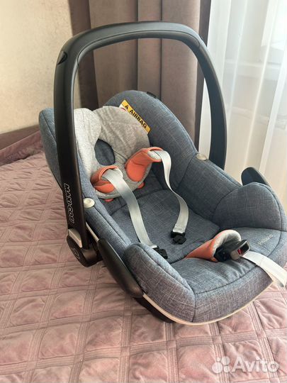 Maxi cosi pebble автолюлька 0+