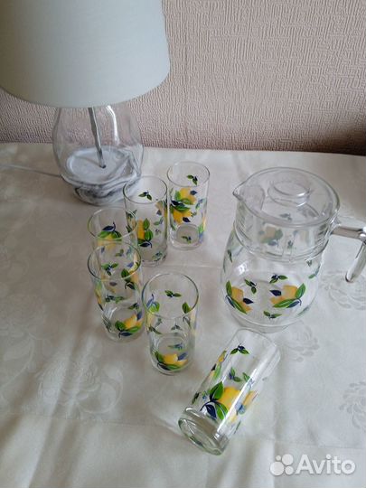 Набор кувшин и стаканы (6 шт.)