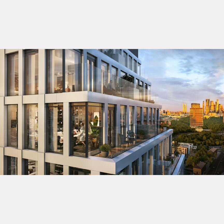 3-к. апартаменты, 55,1 м², 23/28 эт.