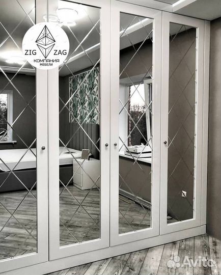 Шкаф с алмазной гравировкой