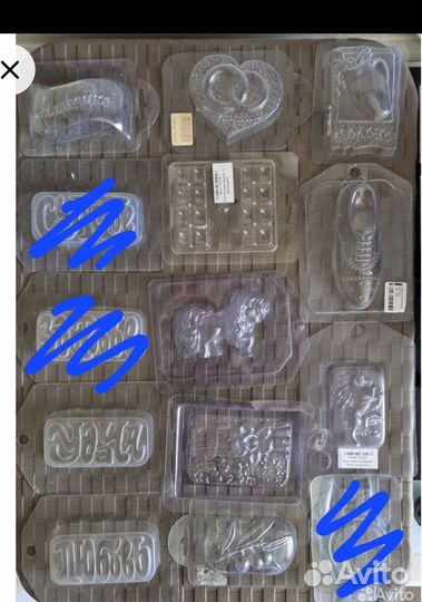 Формы для мыла, бомбочек пластик