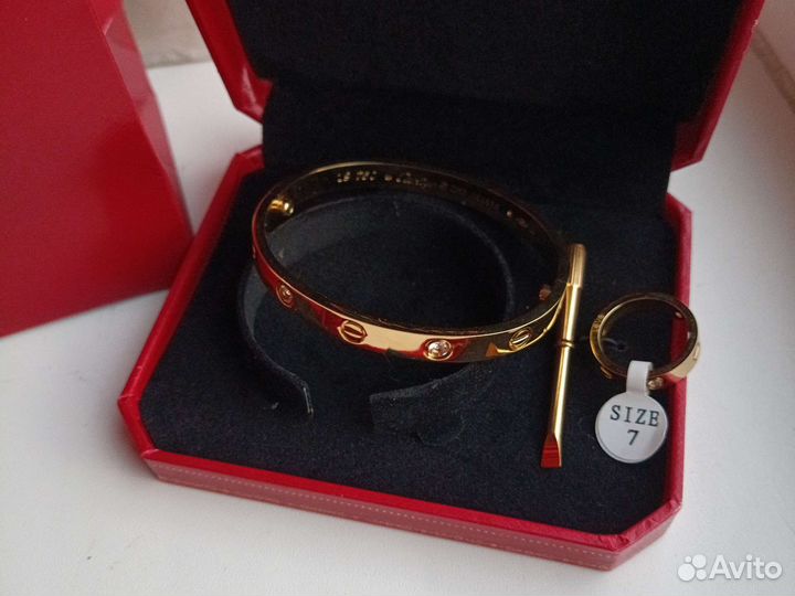 Браслет кольцо cartier