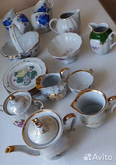 Остатки фарфоровых сервизов СССР