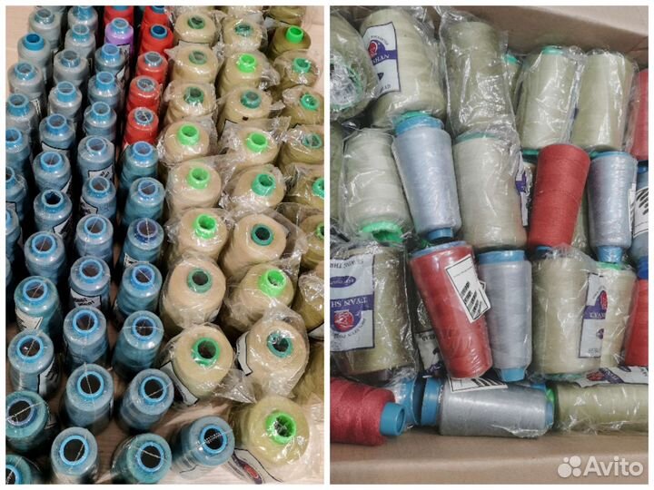 Нитки швейные