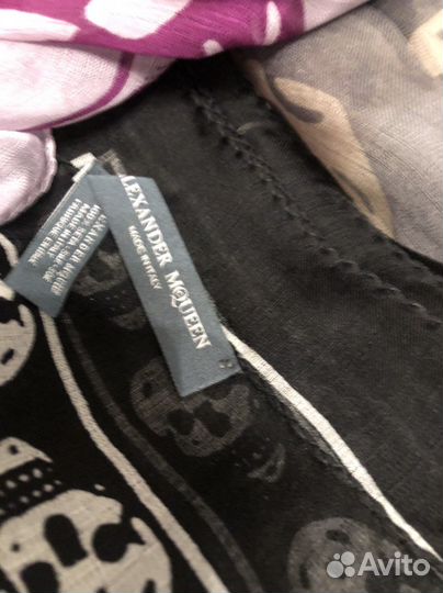 Alexander mcqueen платок оригинал