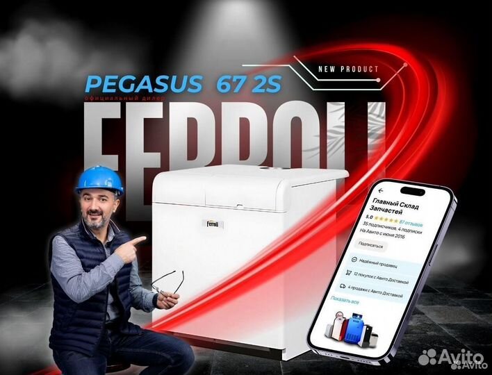 Котел газовый Ferroli Pegasus 67 2S