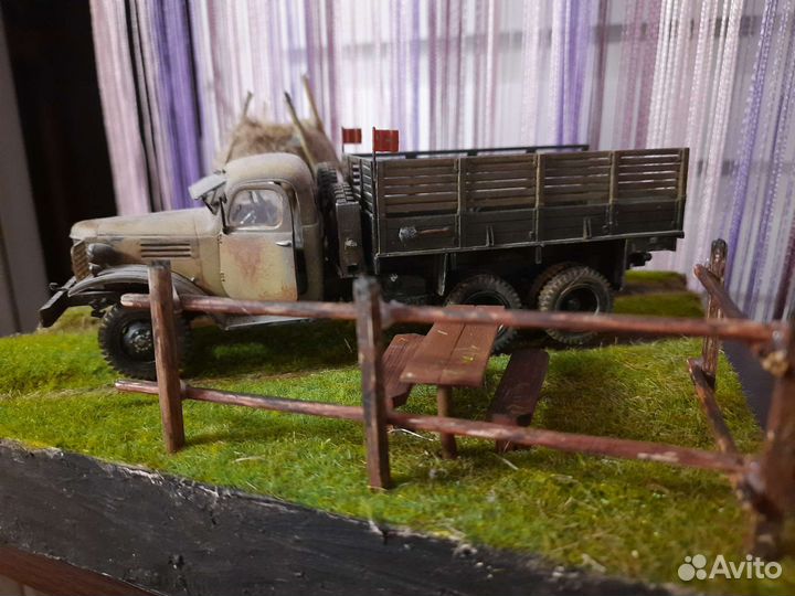 Диорама ЗИЛ 151
