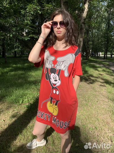 Платье футболка