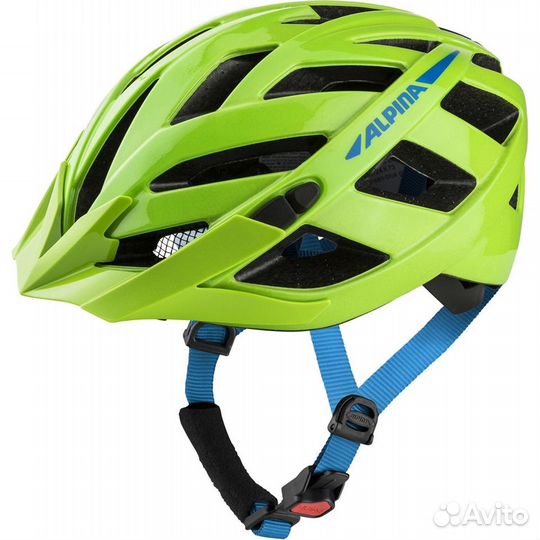 Летний шлем Alpina panoma 2.0 Green-blue gloss