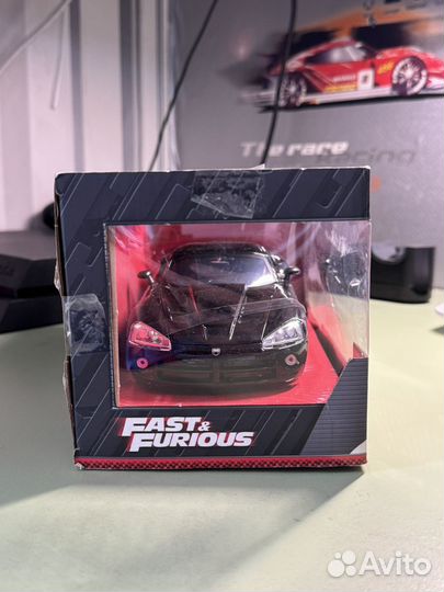 Модель авто Dodge Viper, 1:24, jada, fast