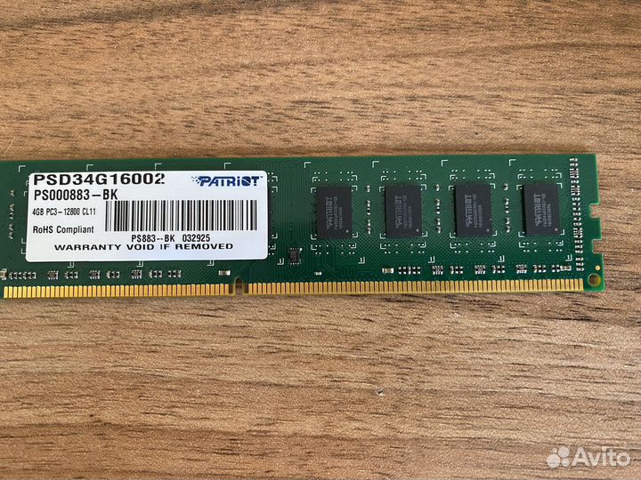 Оперативная память в ассортименте