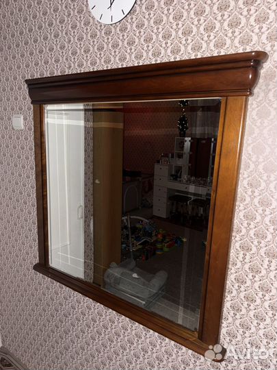 Зеркало настенное дуб