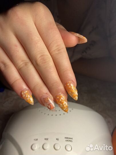 Наращивание ногтей на дому