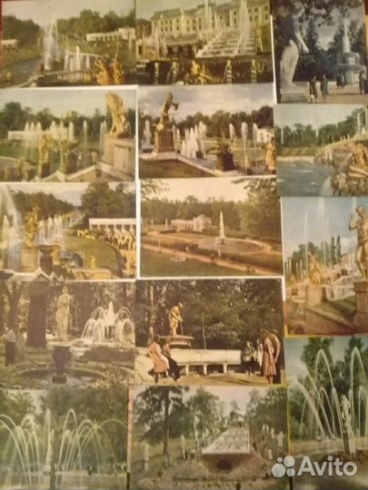 Наборы открыток 50-х, 60-х. Ленинград, Петродворец
