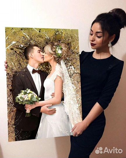 Печать на холсте Портреты\Интерьерные картины