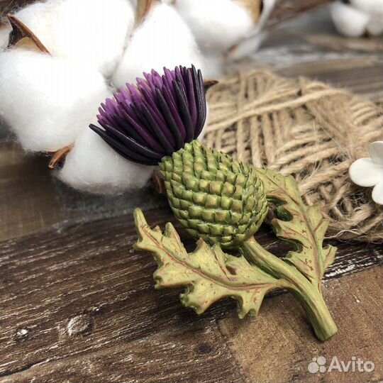 Видео урок по лепке «Чертополох»