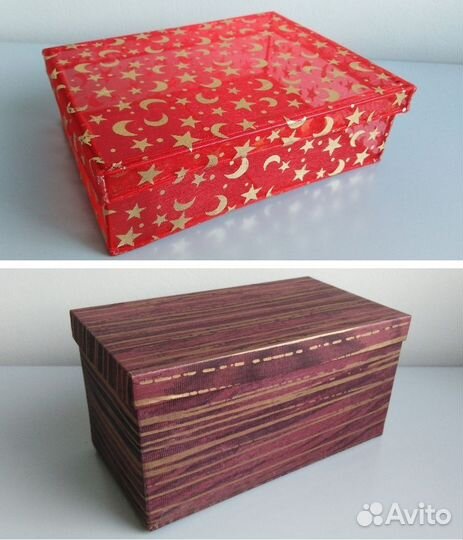 Подарочная упаковка коробки мешочки