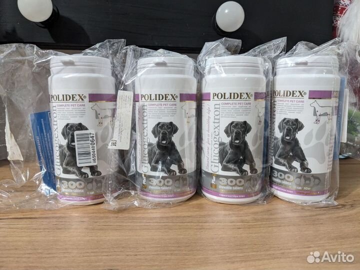 Витамины для собак Polidex glucogextron 300