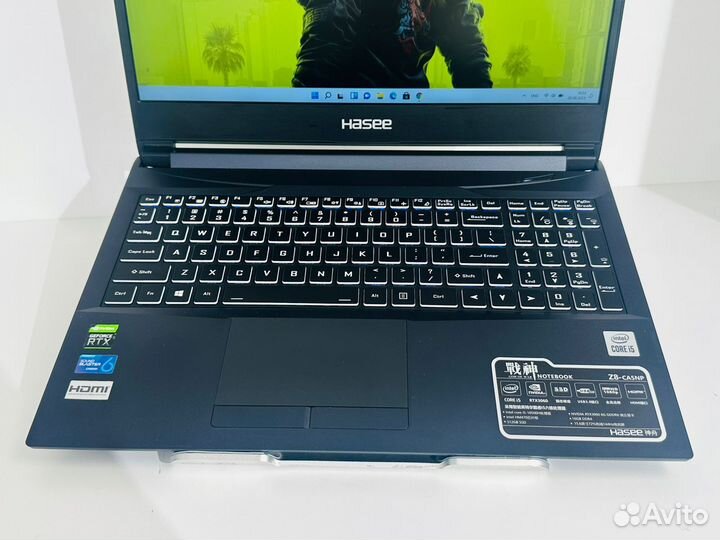 Игровой ноутбук RTX 3060/ i5-10500H/ 16 RAM