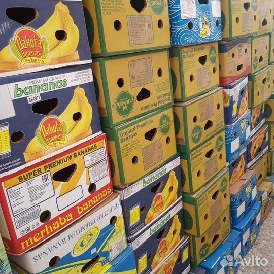 Банановые паки, коробки, ящики, упаковка