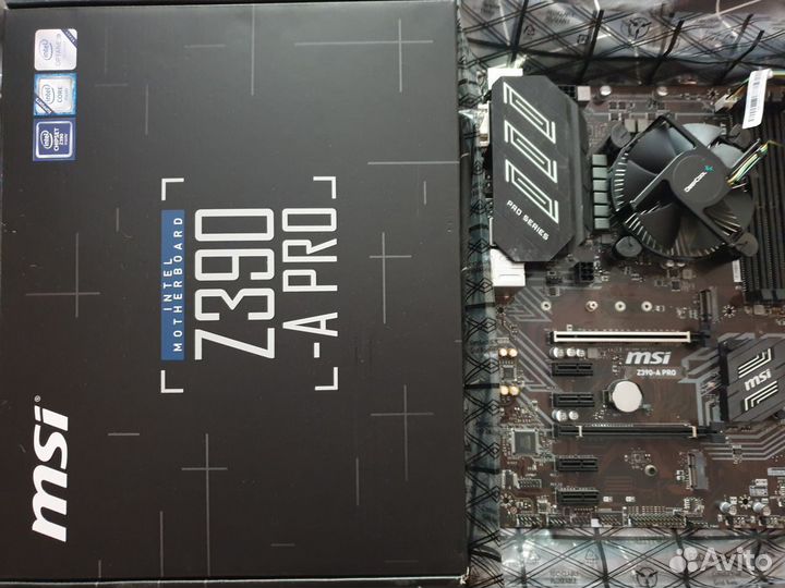 Msi z390 a-pro + intel i5 9600kf