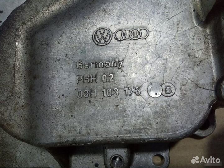 Крышка коленвала задняя Audi Q7 4L BHK 2009—2015