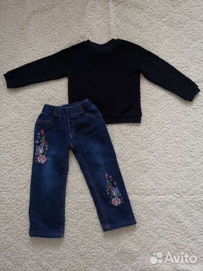 Вещи пакетом на девочку 87-92 размер