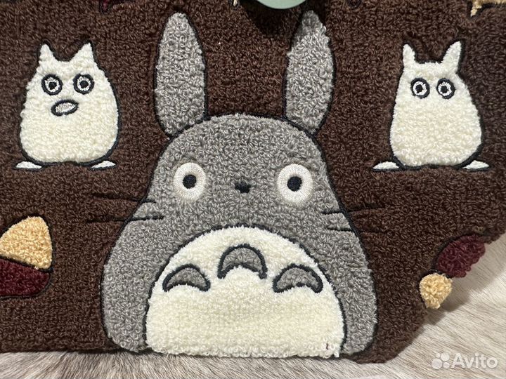 Махровая сумка с вышивками Totoro/Тоторо/Ghibli