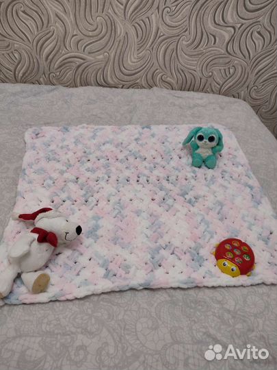 Плед детский плюшевый