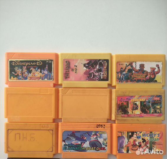 Картриджи dendy